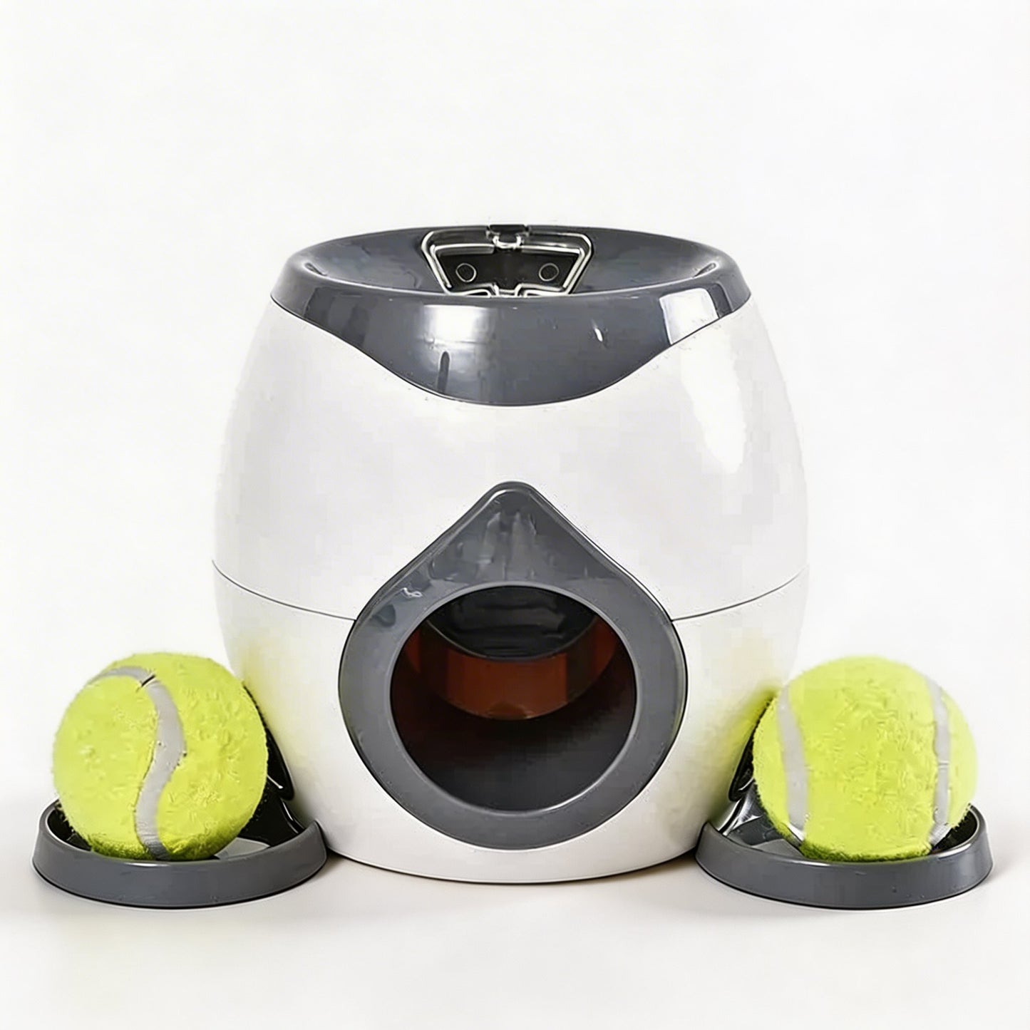 Interactive Dog Toy Automatic Tennis Ball Launcher for Training and Feeding