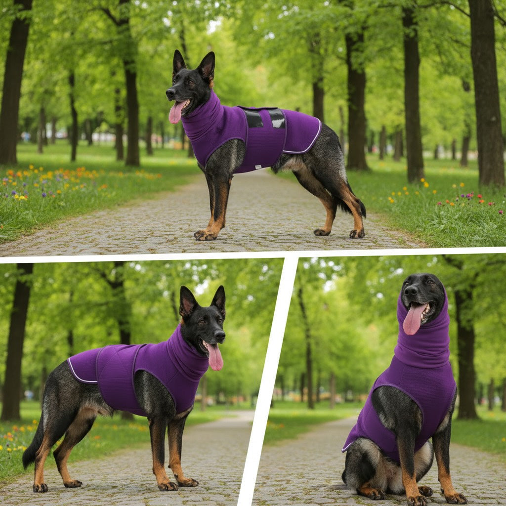 Dog Jacket Thunder Jacket for Dogs Anxiety Relief Small Medium Adjustable Fit