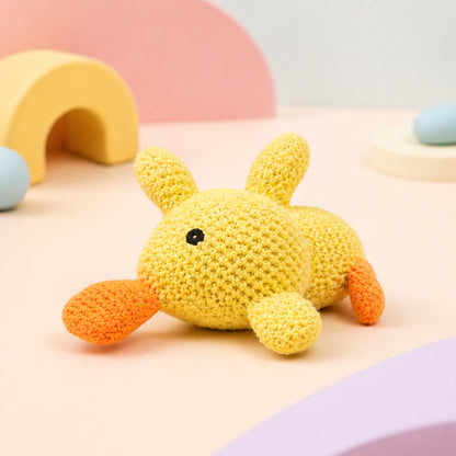 Calming Duck Squeaky Plush Toy for Anxious Dogs