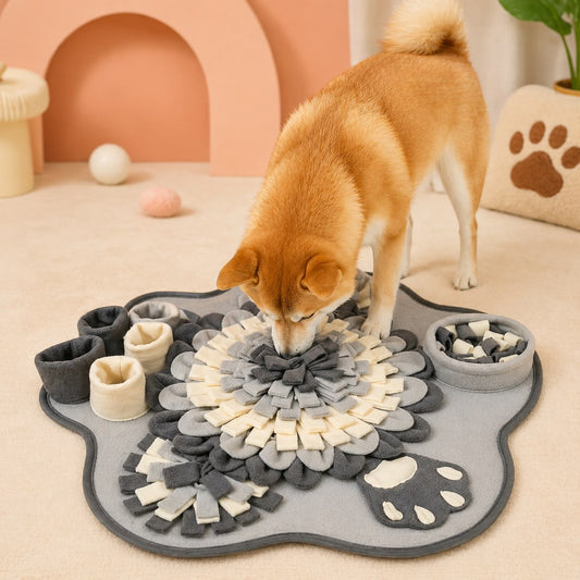 Durable Interactive Snuffle Mat for Dogs Slow Feeder Foraging Toy