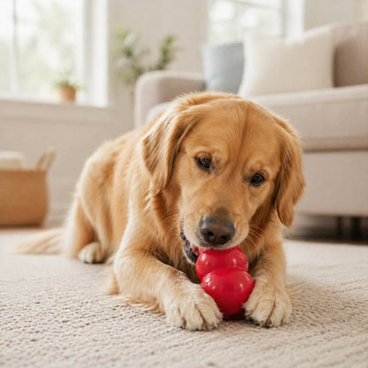 Durable Interactive Dog Toy Natural Rubber Erratic Bounce Chew Toy