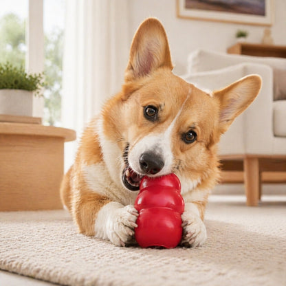 Durable Interactive Dog Toy Natural Rubber Erratic Bounce Chew Toy
