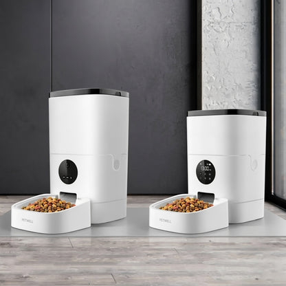 Automatic Pet Feeder with WiFi Control 6L Capacity Food Grade ABS for Cats and Dogs