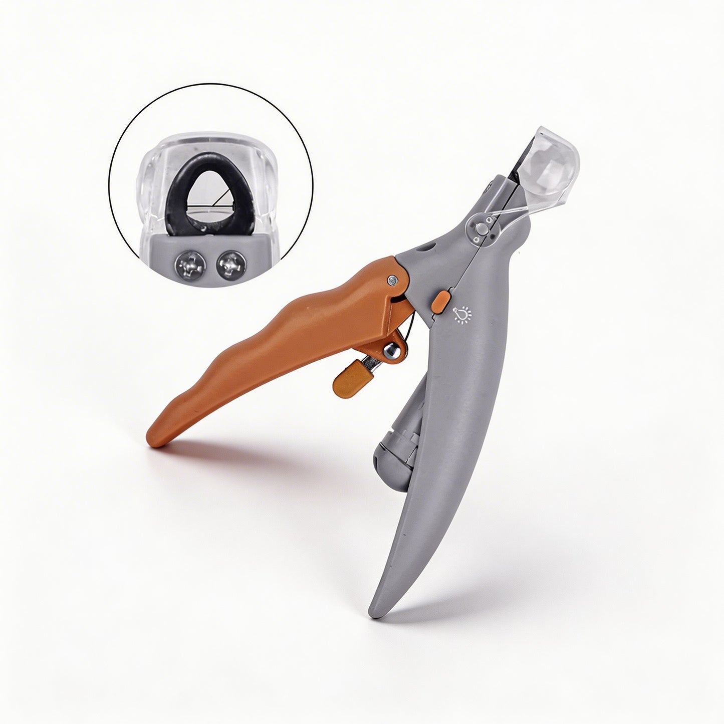 Dog Nail Clipper with LED Light, Safe Nail Trimmer for Dogs, Ergonomic Design