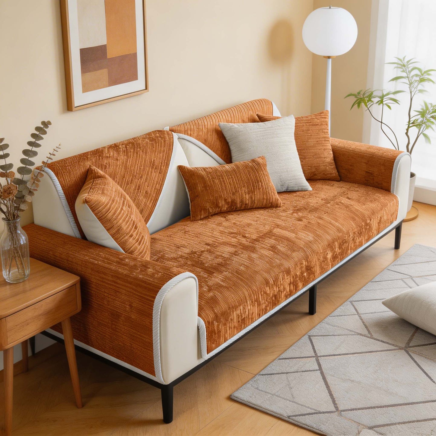 Waterproof Dog Couch Cover Anti-Scratch Chenille Protector for Pets