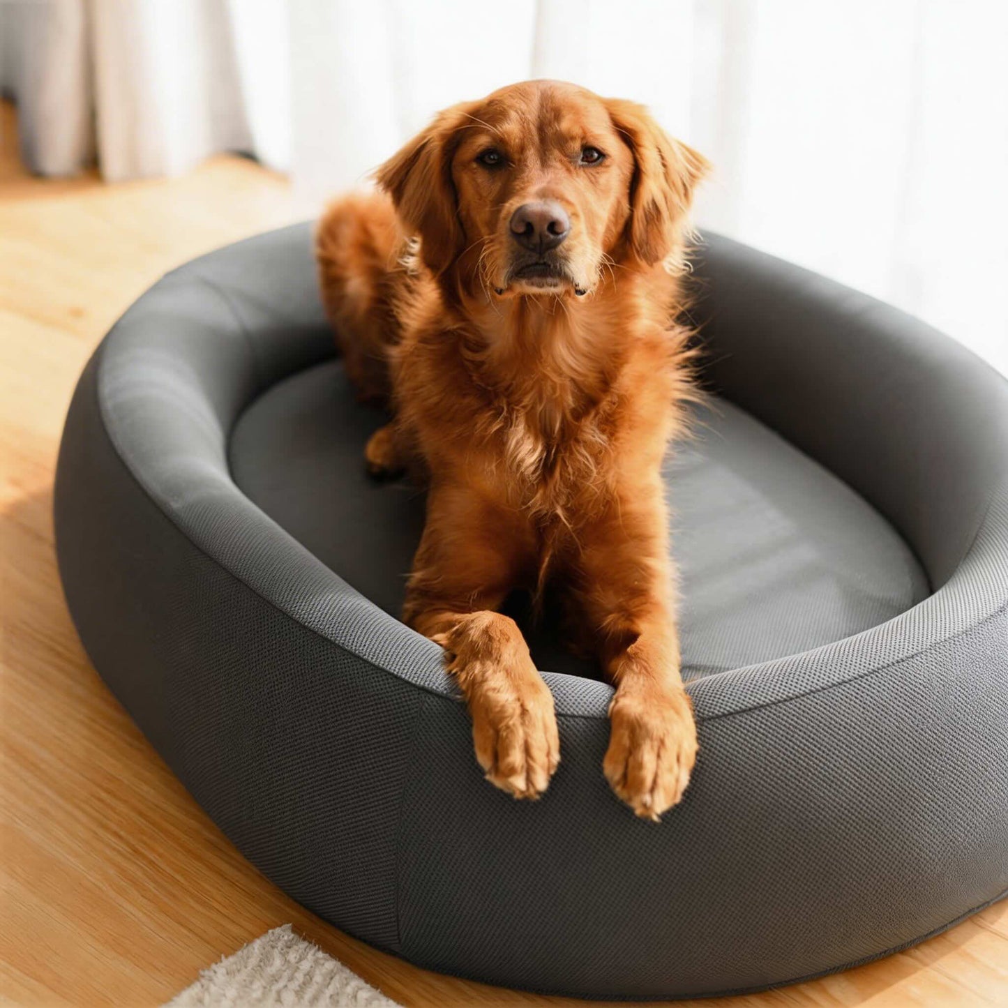 Cozy Nest Dog Bed Small Medium Fleece Material Soft Washable Plush Design