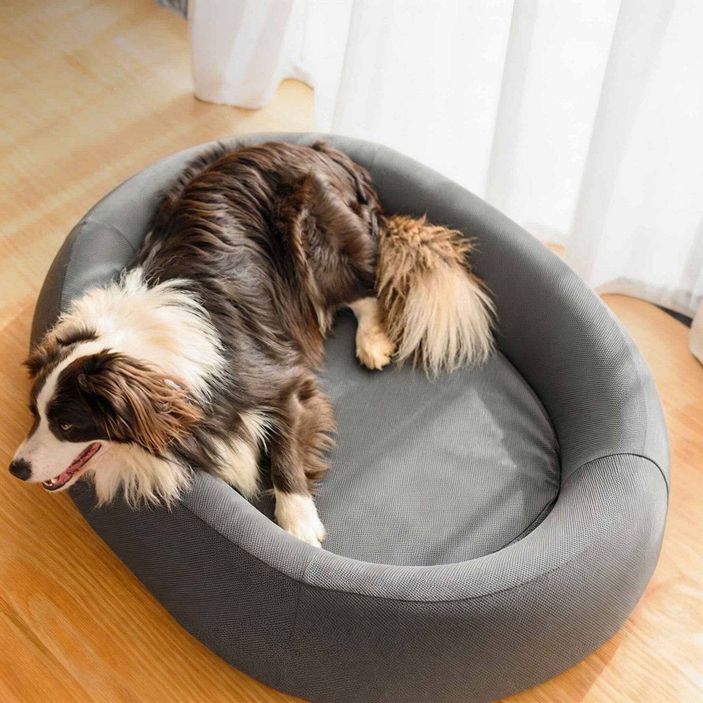 Cozy Nest Dog Bed Small Medium Fleece Material Soft Washable Plush Design