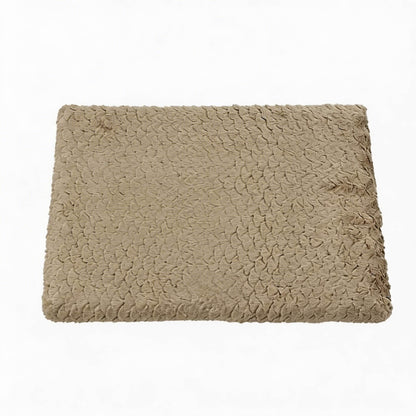 Plush Dog Bed Mat Non-Slip Cozy Pet Bed for All Breeds