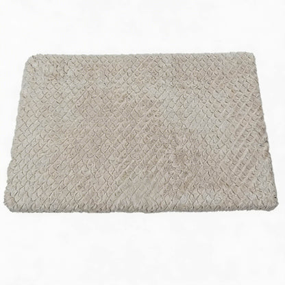 Plush Dog Bed Mat Non-Slip Cozy Pet Bed for All Breeds
