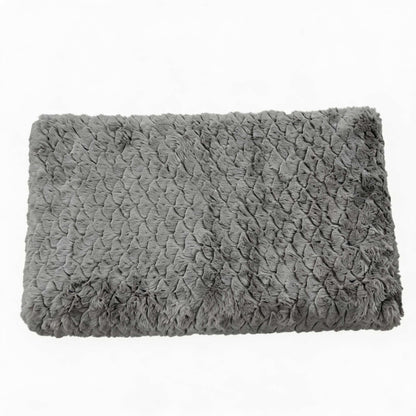 Plush Dog Bed Mat Non-Slip Cozy Pet Bed for All Breeds