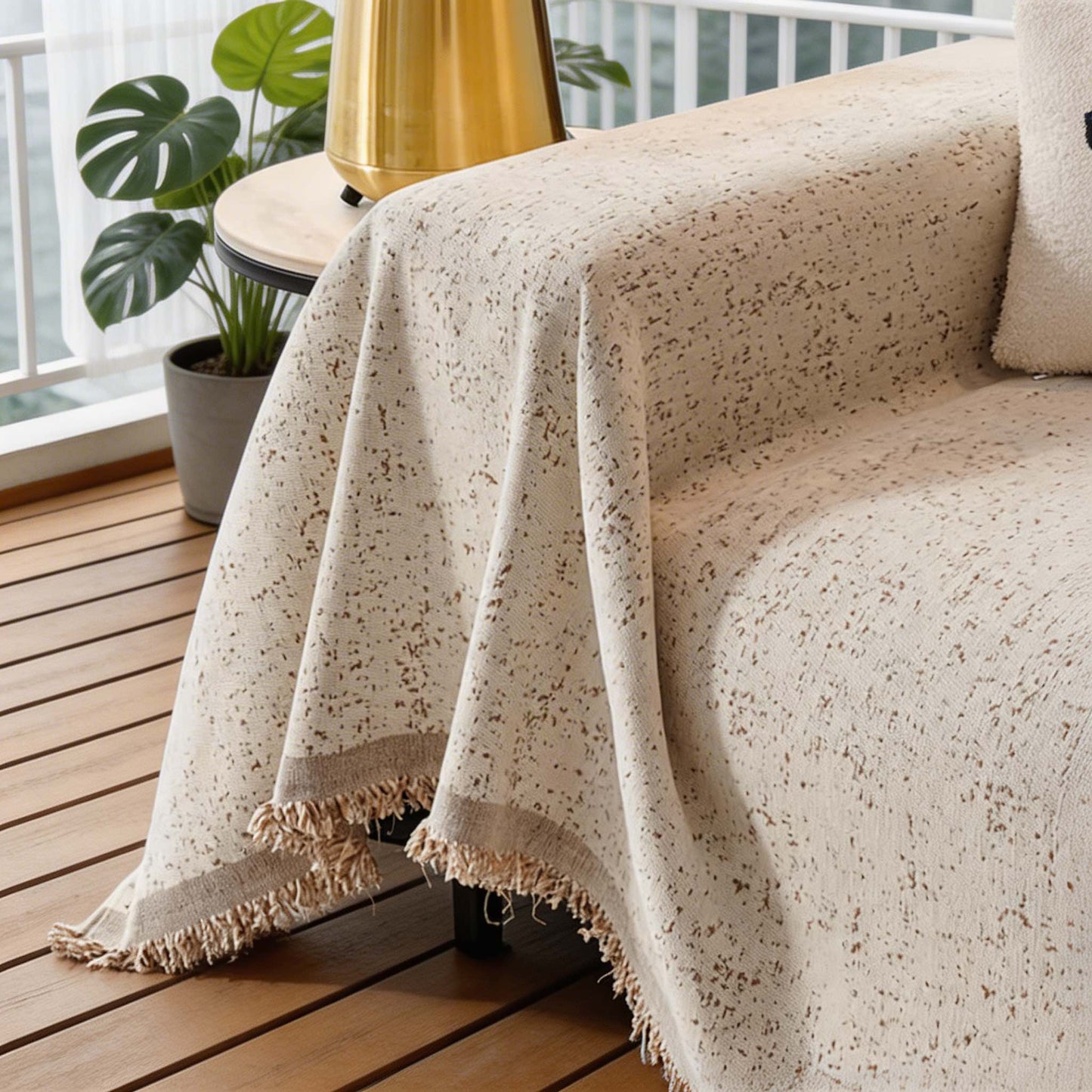 Dog Sofa Cover Chenille Anti-Cat Scratch Reversible Slipcover for Full Protection