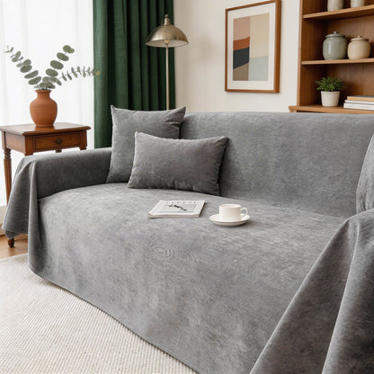 Waterproof Dog Couch Cover Scratch-Resistant Soft Polyester Settee Cover for Dogs