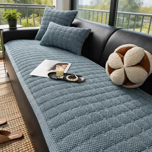 Dog Couch Cover Anti-Scratch Non-Slip Corduroy Sofa Protector for Pets