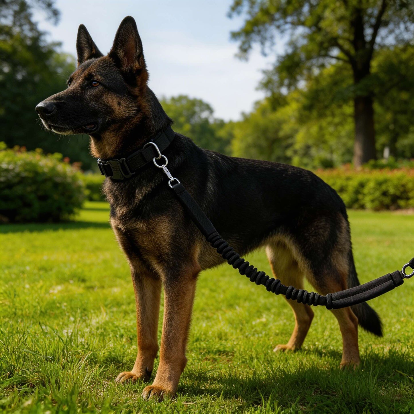 Military-Grade Tactical Dog Collar and Leash Set