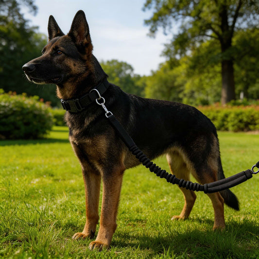 Military-Grade Tactical Dog Collar and Leash Set