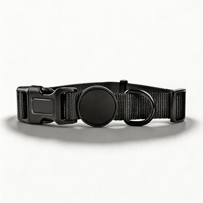 Lightweight Weather Resistant Dog Collar with Optional AirTag Holder