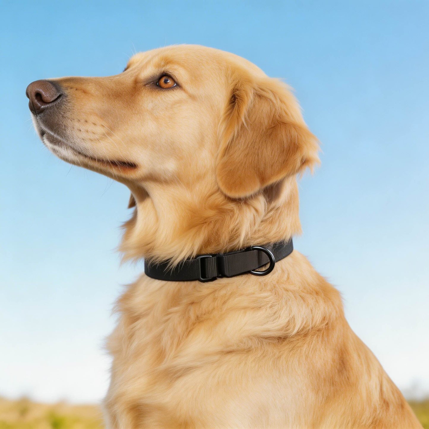 Lightweight Weather Resistant Dog Collar with Optional AirTag Holder