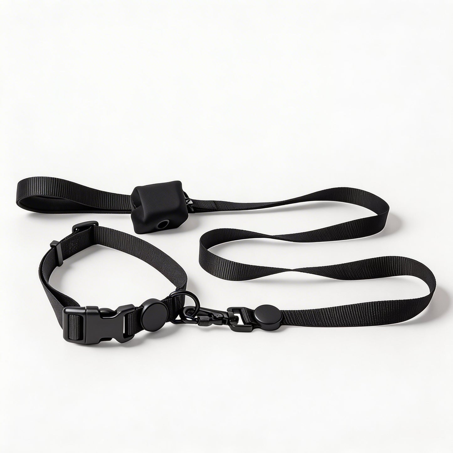 Lightweight Weather Resistant Dog Collar with Optional AirTag Holder