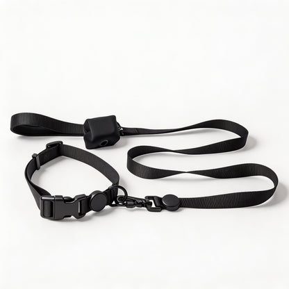 Lightweight Weather Resistant Dog Collar with Optional AirTag Holder