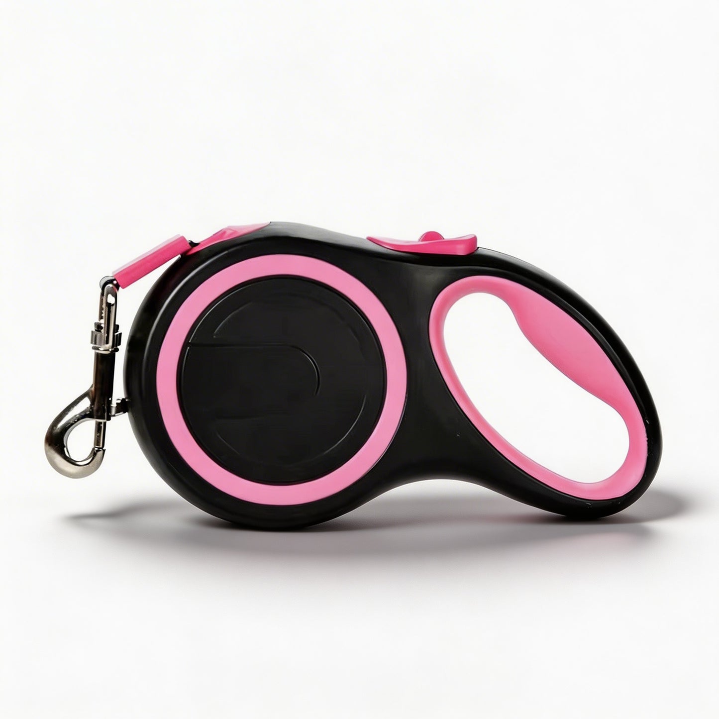 Retractable Dog Leash 8M Heavy-Duty Nylon Tangle-Free Ergonomic Handle One-Touch Lock