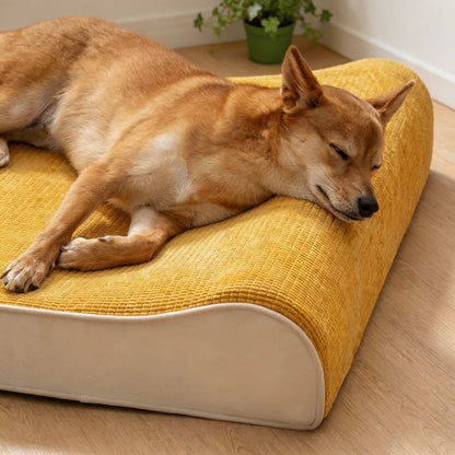Orthopedic Large Dog Bed with Waterproof Cover and Non-Slip Base