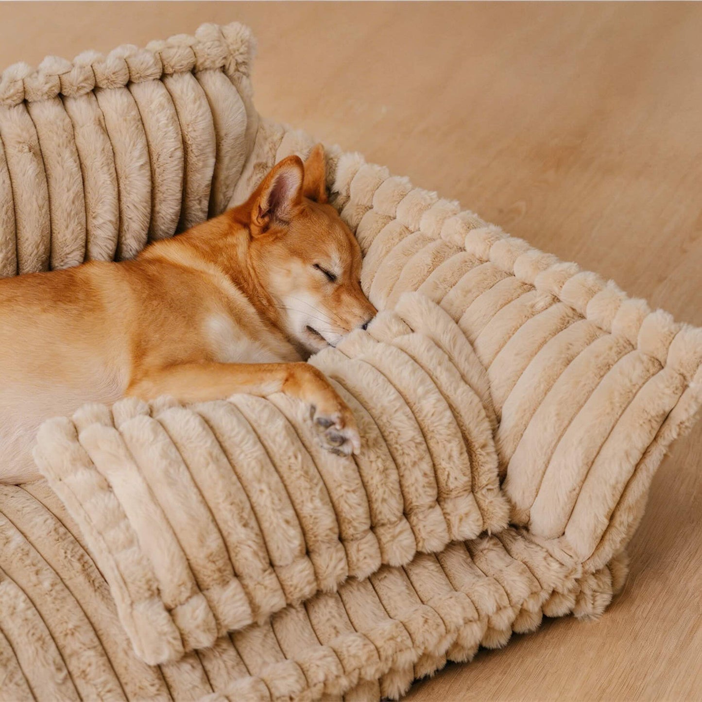Large Orthopedic Dog Bed with Washable Plush Cover for Ultimate Comfort