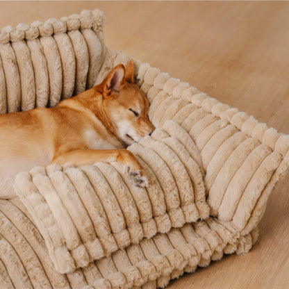 Large Orthopedic Dog Bed with Washable Plush Cover for Ultimate Comfort
