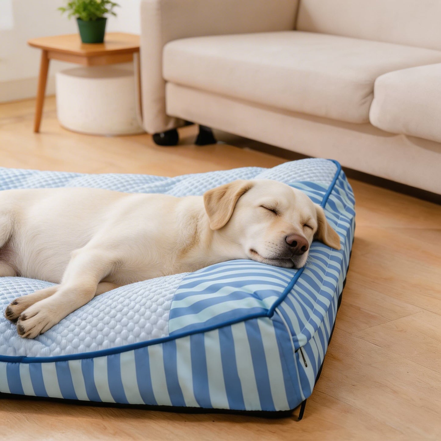 Orthopedic Dog Bed with Cooling Fabric for Large Breeds
