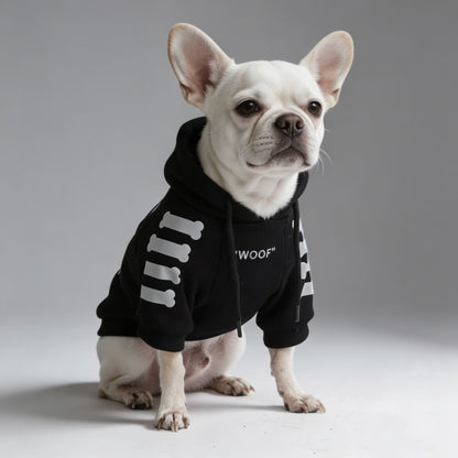 Reflective Dog Hoodie Fleece Interior for All Sizes - Cozy Dog Hooded Sweatshirt