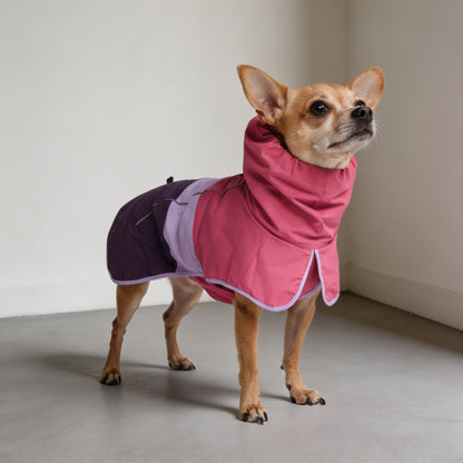 Dog Raincoat Lightweight Waterproof Adjustable Neck Rain Gear for All Breeds