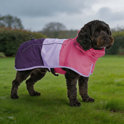 Dog Raincoat Lightweight Waterproof Adjustable Neck Rain Gear for All Breeds