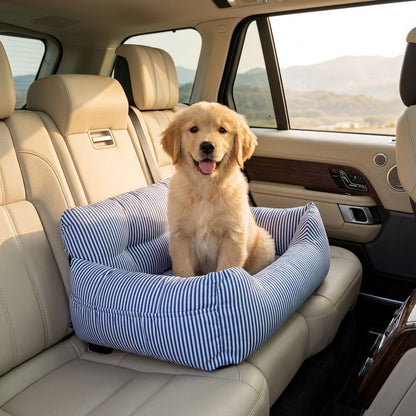 Large Dog Car Seat Bed Portable Booster with Safety Harness for Travel
