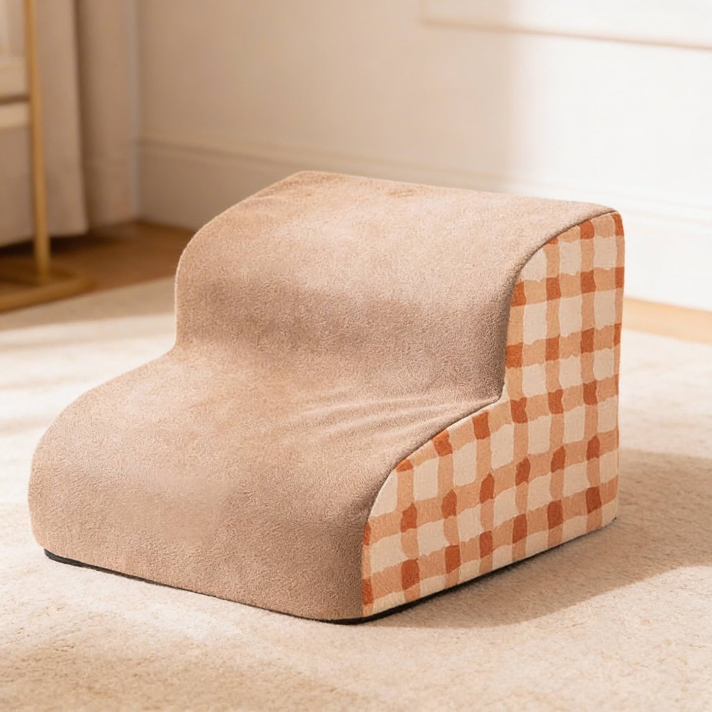 Dog Stairs for Bed - Removable Foam Dog Steps for Small Dogs & Seniors