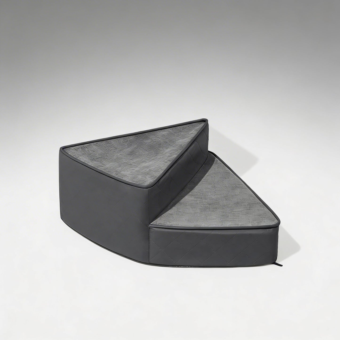 Dog Stairs for Bed, Water-Repellent Faux Leather Pet Steps, Joint-Friendly 2-4 Steps
