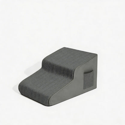 Dog Stairs for Bed - Extra Wide Non-Slip Foam Steps for Senior Dogs & Small Breeds
