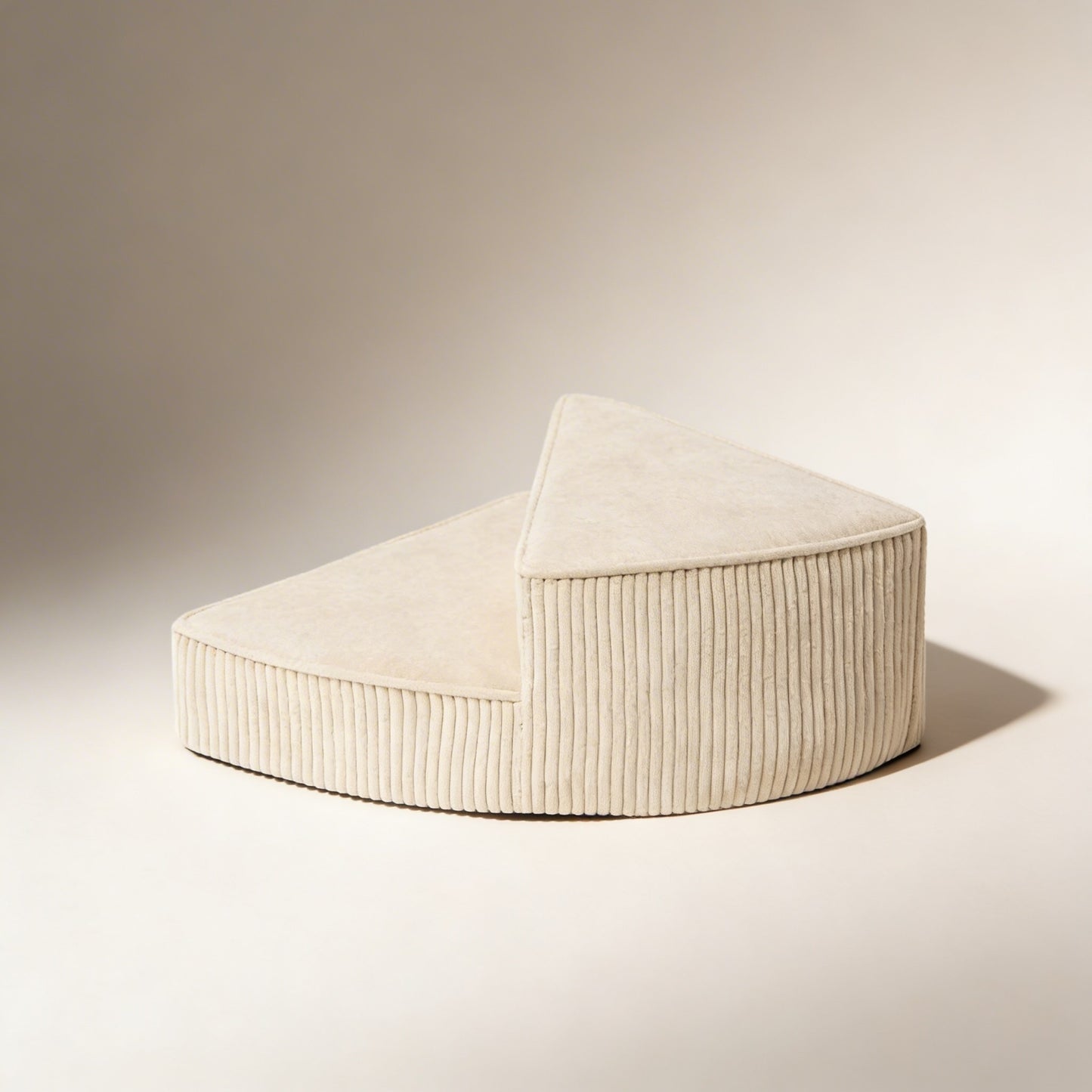 Dog Stairs for Bed - Cozy Corduroy 2-4 Steps Pet Stairs, Joint-Friendly, Anti-Slip, Space-Saving Design