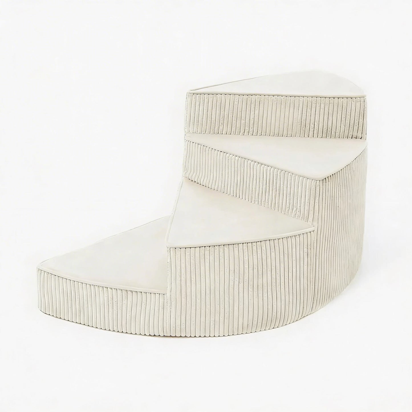 Dog Stairs for Bed - Cozy Corduroy 2-4 Steps Pet Stairs, Joint-Friendly, Anti-Slip, Space-Saving Design