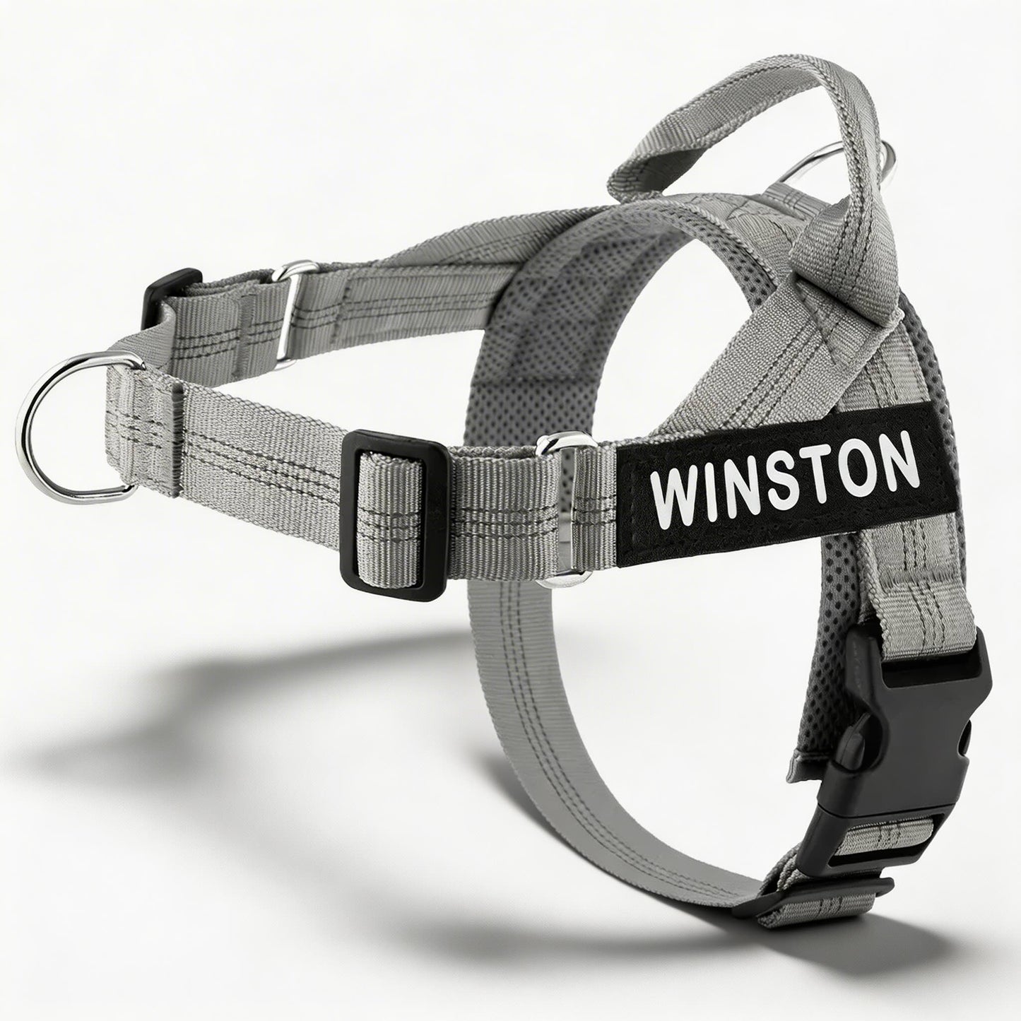 Reflective Adjustable Dog Harness with Name for Small Medium Large Dogs