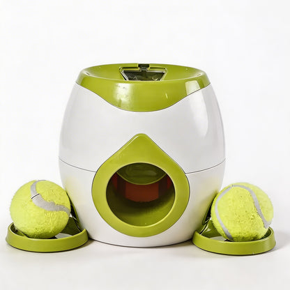 Interactive Dog Toy Automatic Tennis Ball Launcher for Training and Feeding