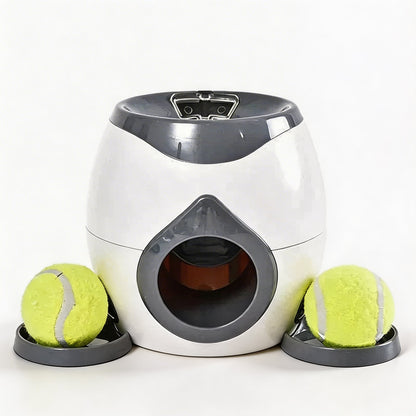 Interactive Dog Toy Automatic Tennis Ball Launcher for Training and Feeding