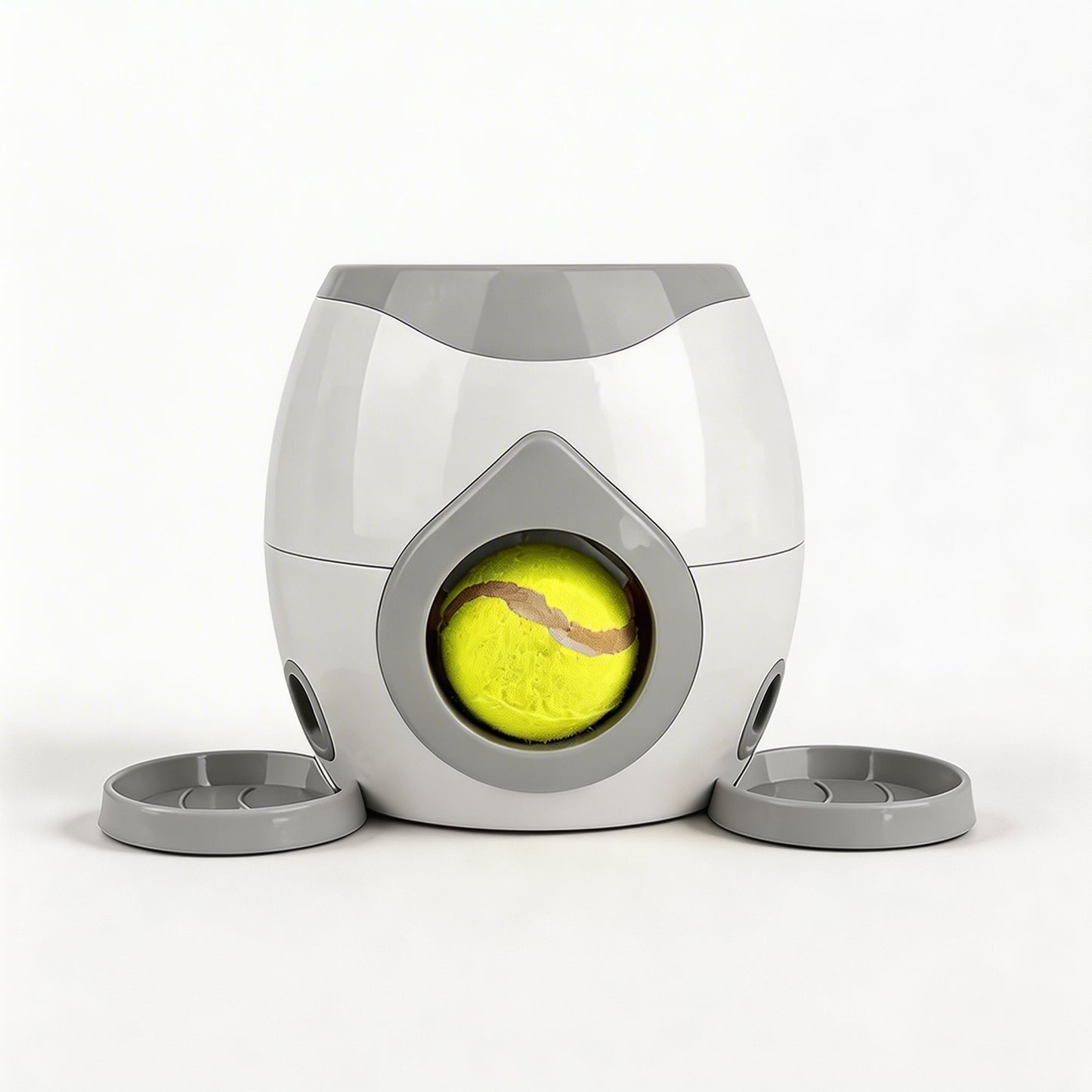 Interactive Dog Toy Automatic Tennis Ball Launcher for Training and Feeding