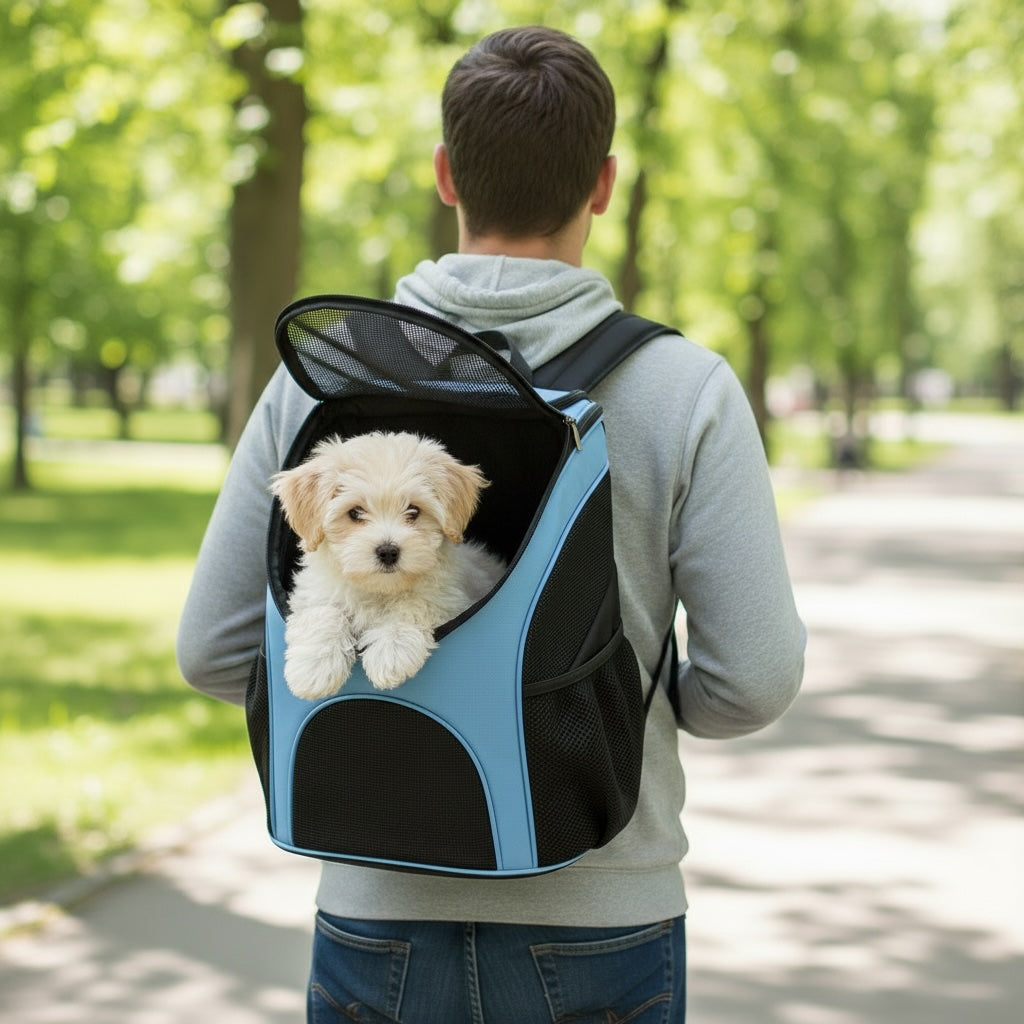 Dog Carrier Backpack with Padded Straps for Small Pets