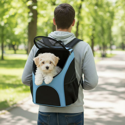 Dog Carrier Backpack with Padded Straps for Small Pets