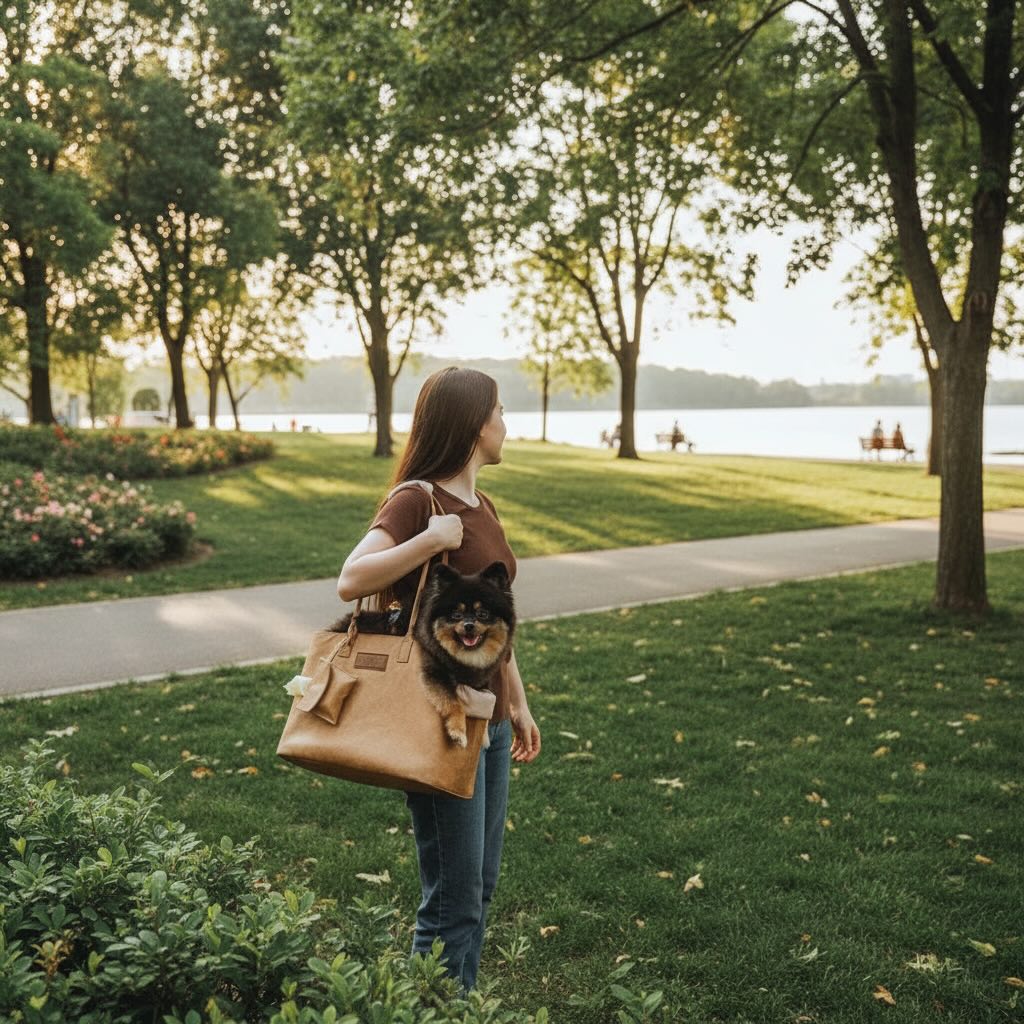Waterproof Dog Carrier Bag Eco-Friendly DuPont Fabric City Roamer