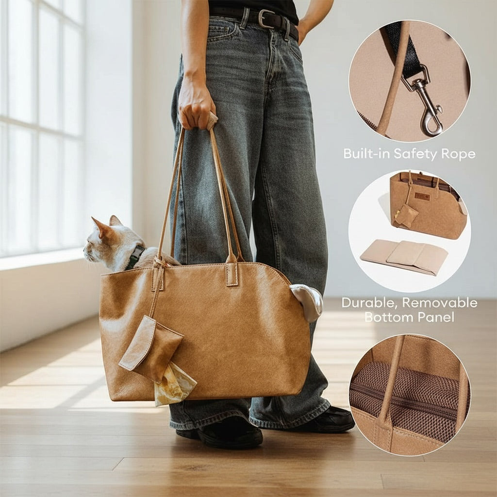 Waterproof Dog Carrier Bag Eco-Friendly DuPont Fabric City Roamer