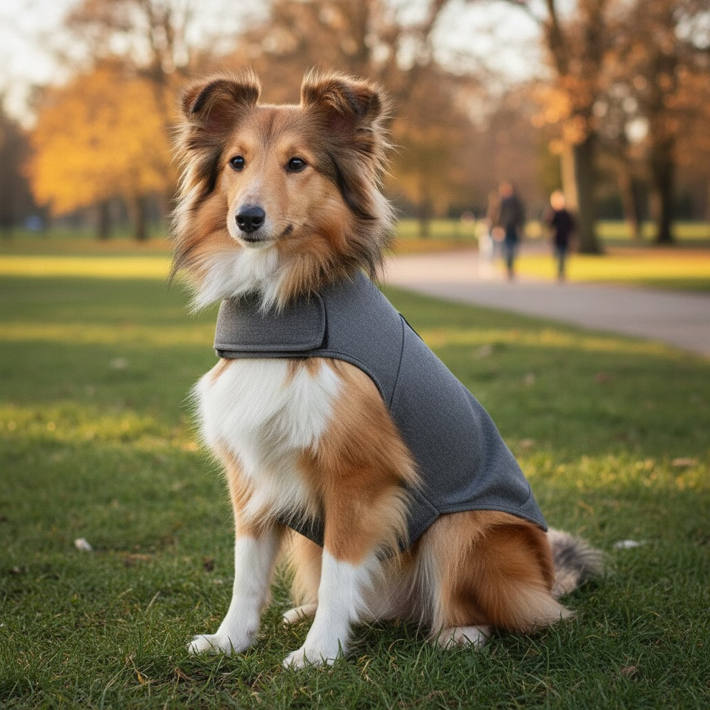 Dog Vest Thunder Jacket for Dogs, Calming Anxiety Relief Shirt, Soft Fabric, Small Medium Large