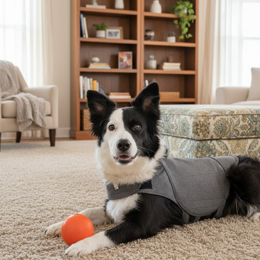 Dog Vest Thunder Jacket for Dogs, Calming Anxiety Relief Shirt, Soft Fabric, Small Medium Large