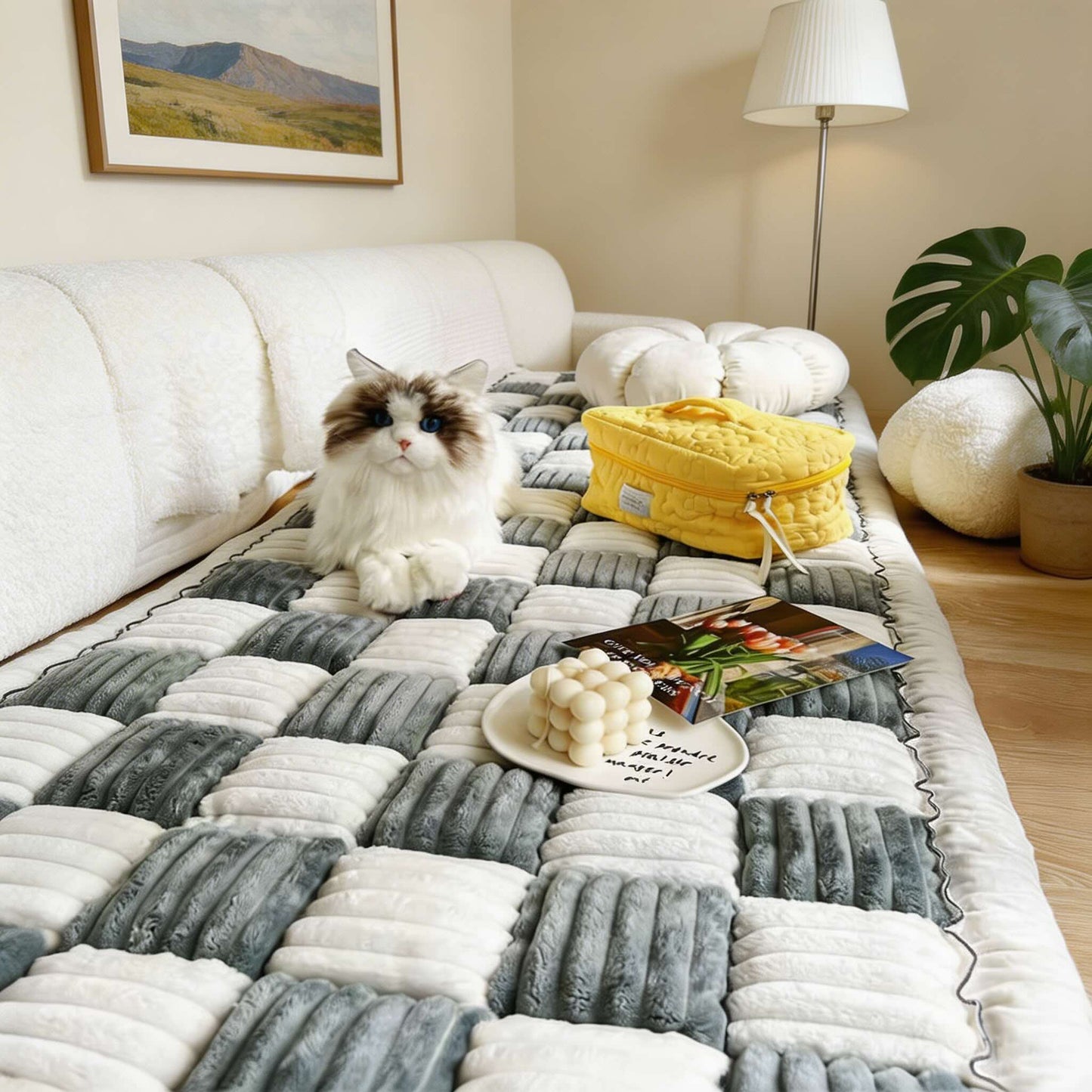 Dog Sofa Cover Cotton Non-Slip Quilted Protector for Couch Covers