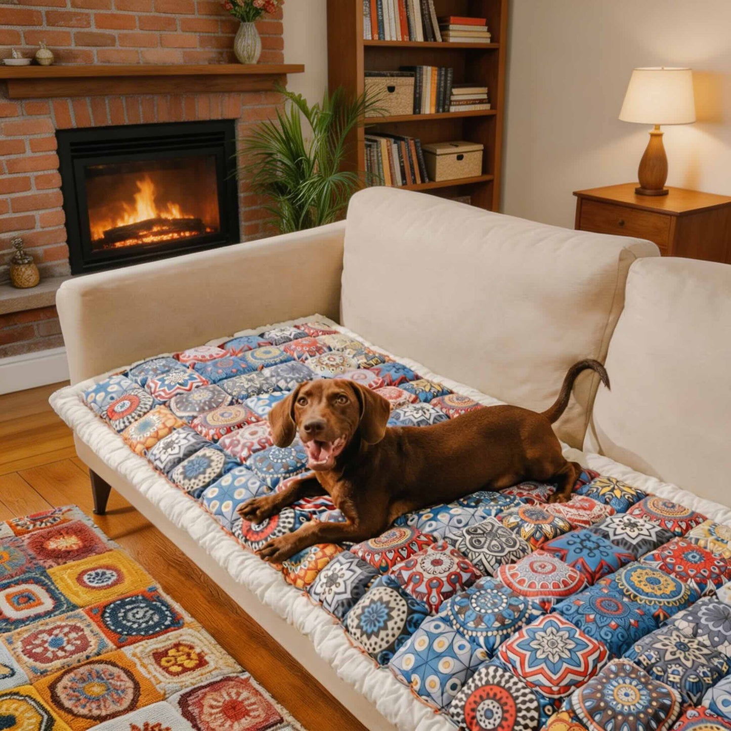 Dog Sofa Cover Cotton Non-Slip Quilted Protector for Couch Covers
