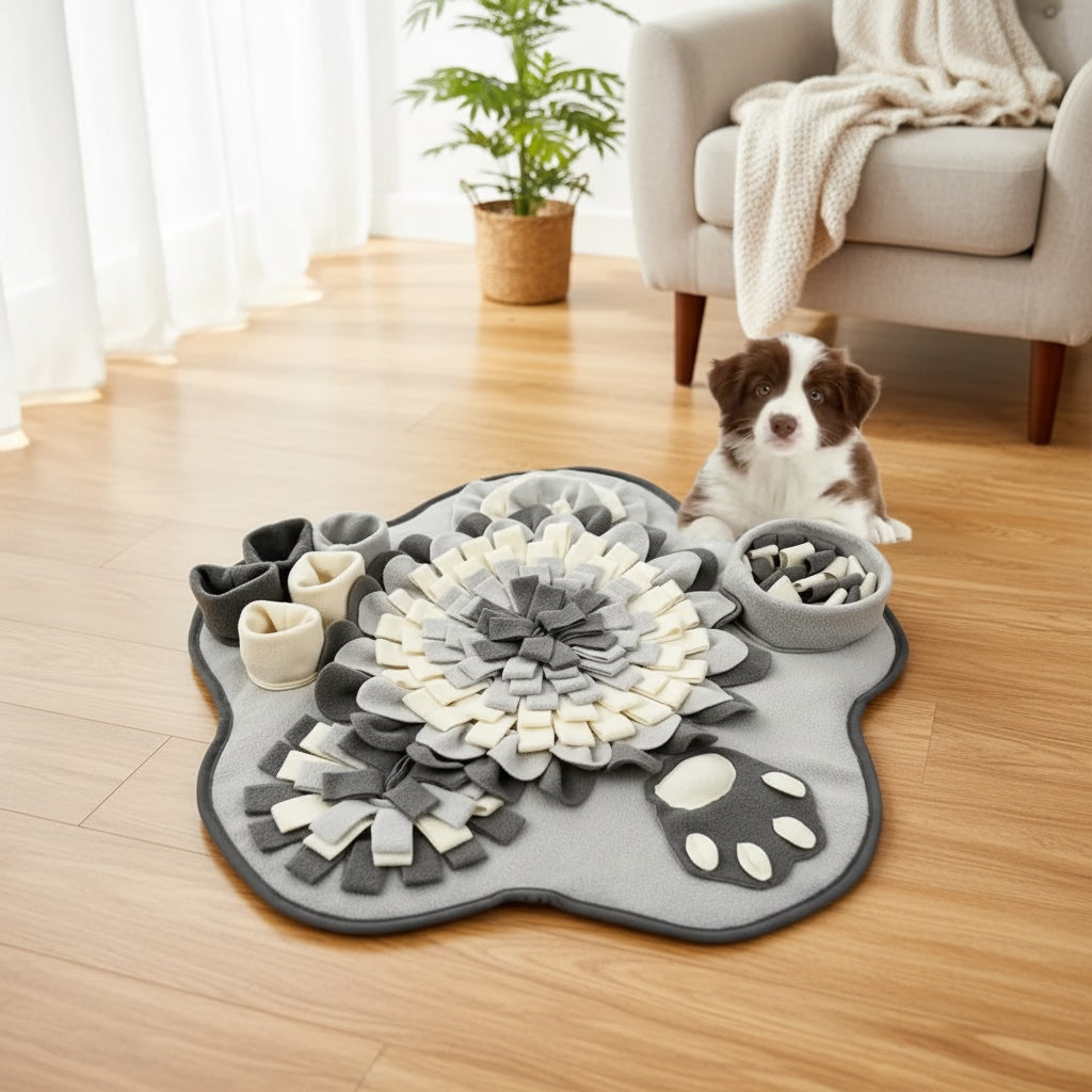 Durable Interactive Snuffle Mat for Dogs Slow Feeder Foraging Toy